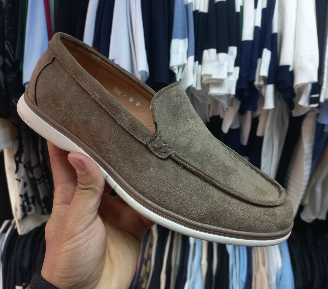 замшевые лоферы loro piana,лоферы loro piana summer walk синие,,лоферы мужские loro piana,мокасины лодочки мужские