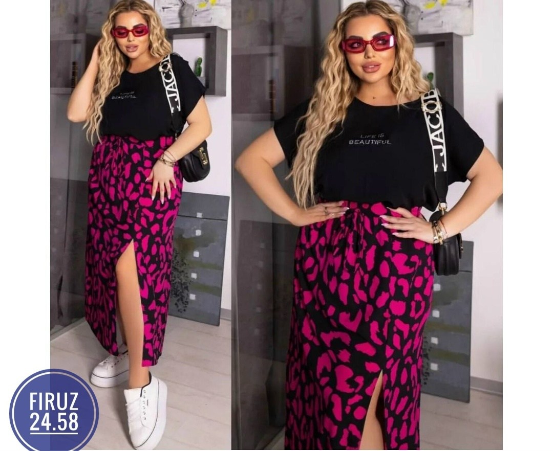 костюм женский двойка с юбкой,костюм с юбкой женский, больших размеров,костюм с юбкой,костюм юбка с футболкой