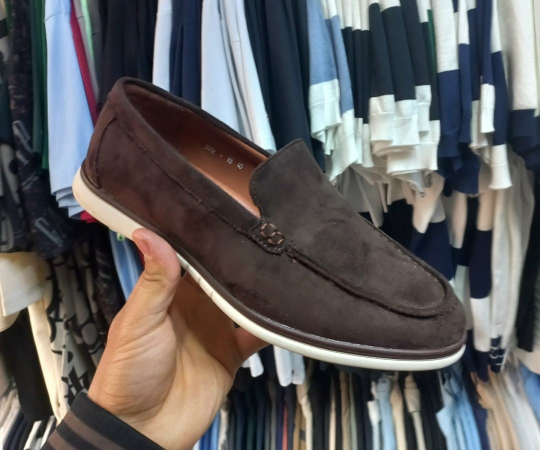 замшевые лоферы loro piana,лоферы loro piana summer walk синие,,лоферы мужские loro piana,мокасины лодочки мужские