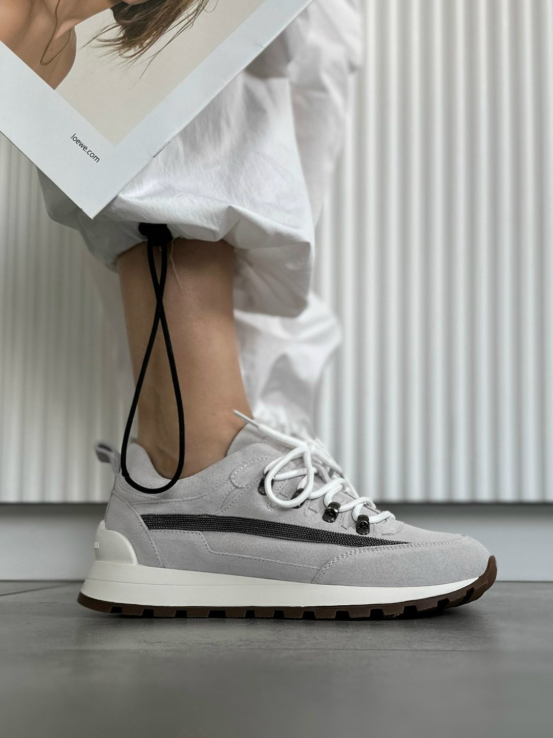 замшевые кроссовки brunello cucinelli,,кроссовки brunello cucinelli,женские кроссовки,кроссовки замшевые женские