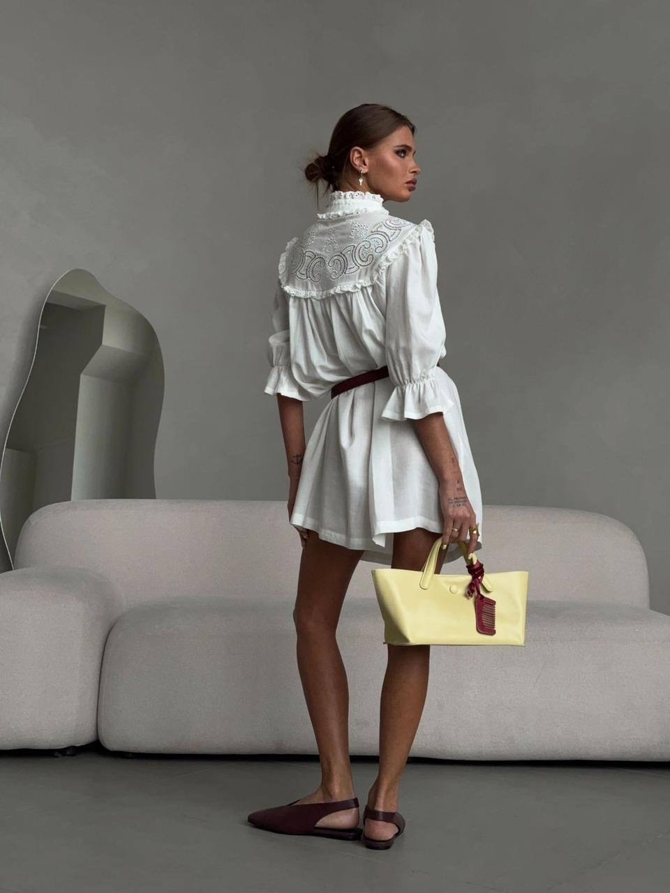 женское белое платье,женская платье,женское платье с высоким,платье с высоким горлом,хлопковое платье для девочек