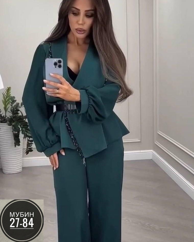 женский брючный костюм,брючный костюм,деловой брючный костюм тройка,брючный костюм тройка,элегантный классический женский костюм тройка пиджак штаны и топ