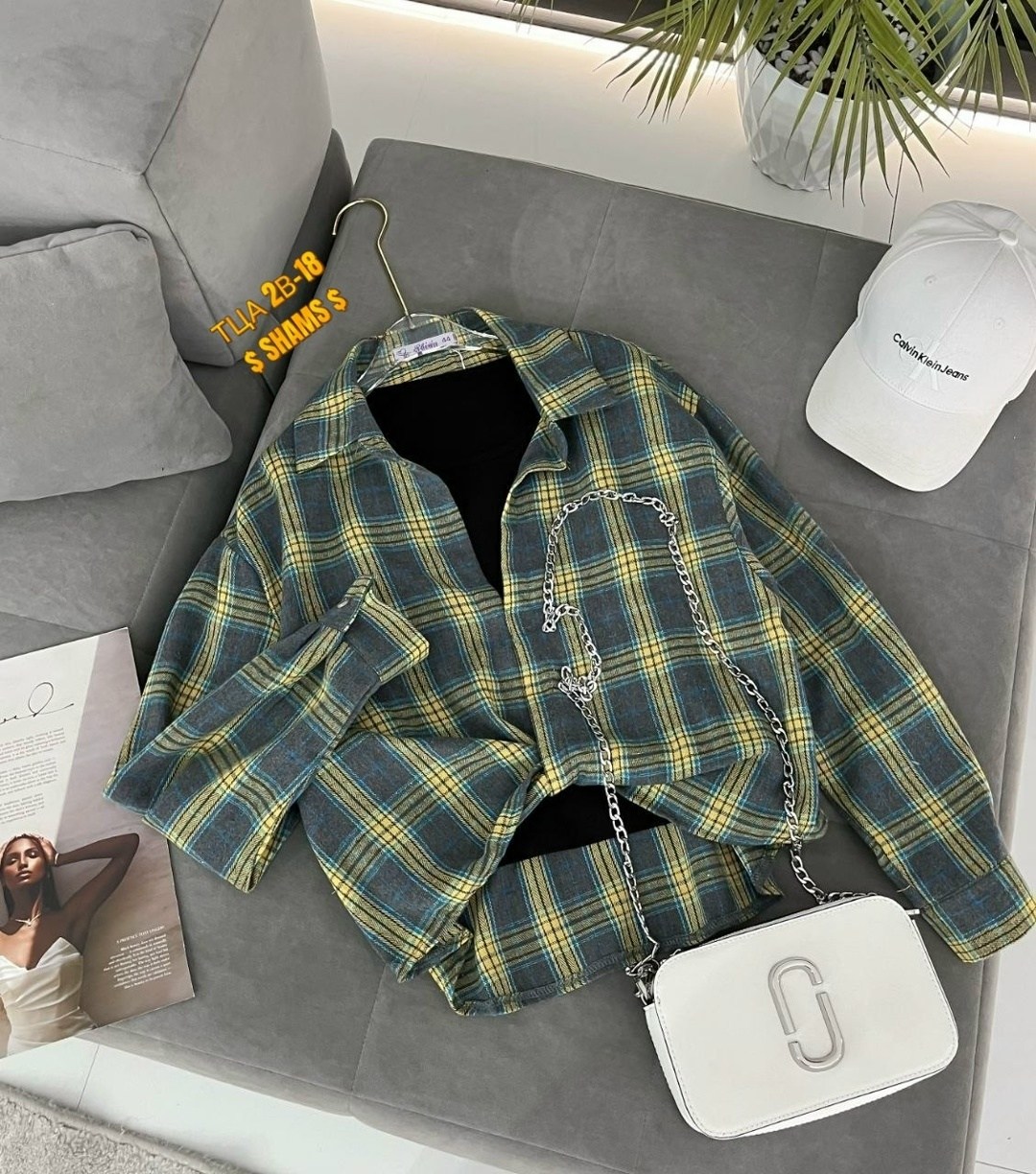 рубашка в клетку с майкой beststyle,рубашка в клетку,женская рубашка в клетку,рубашка в клетку оверсайз на кнопках,рубашка хлопок