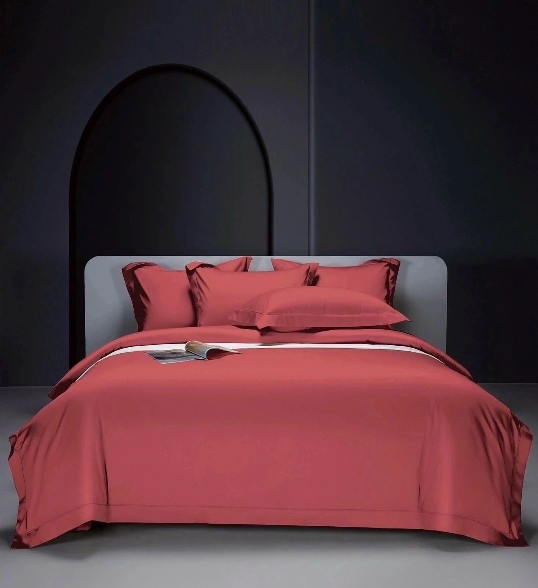 комплект постельного белья mency,однотонное постельное белье,комплект постельного белья,комплект постельного белья сатин,однотонное постельное белье евро