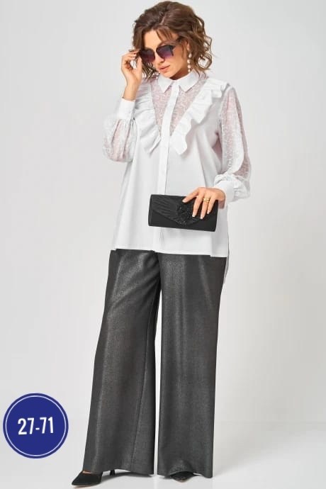 блуза eva grant,нарядная блуза,модные блузы,блуза,белая блуза