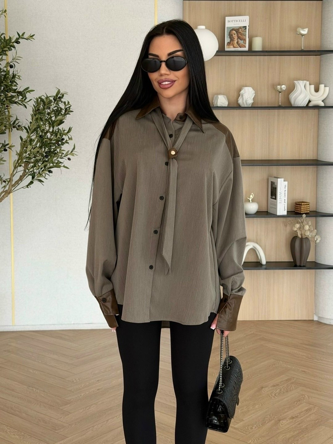 женская рубашка,блузка удлиненная,блузка стильная,рубашка удлиненная,рубашка оверсайз черная