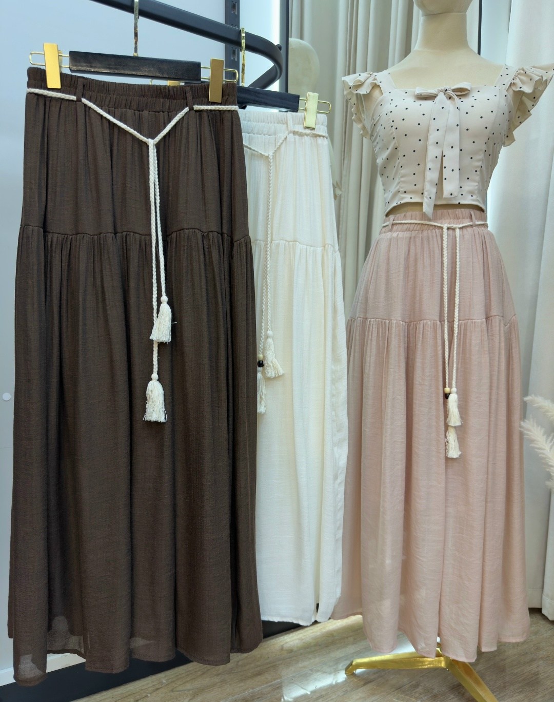 юбка,длинная юбка,юбка с оборками,юбка бохо,юбка средней длины