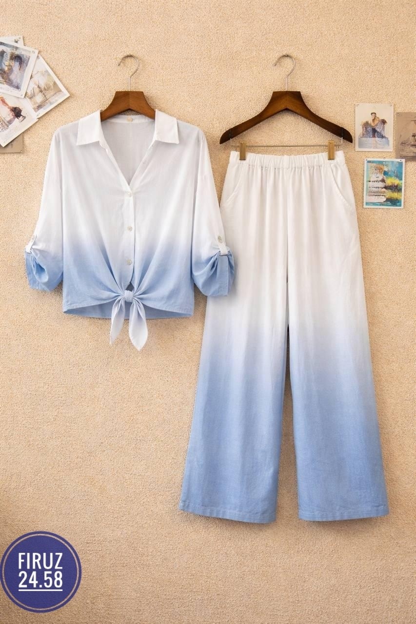женские брючные костюмы,модные наряды,шифоновая рубашка,брюки комплект