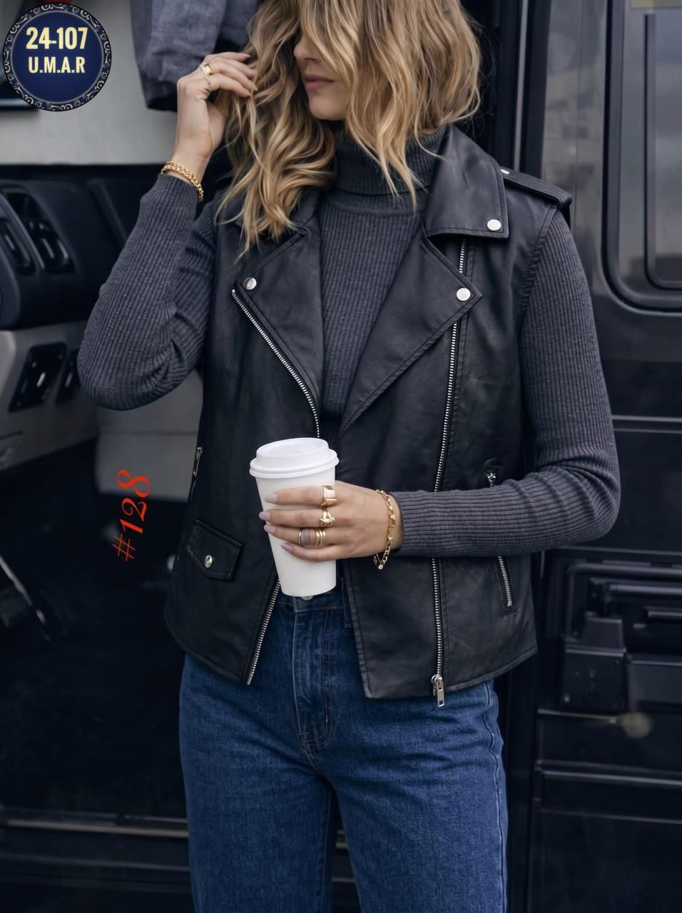 кожаный жилет,жилет кожаный женский,женские жилетки,жилет женский,жилет