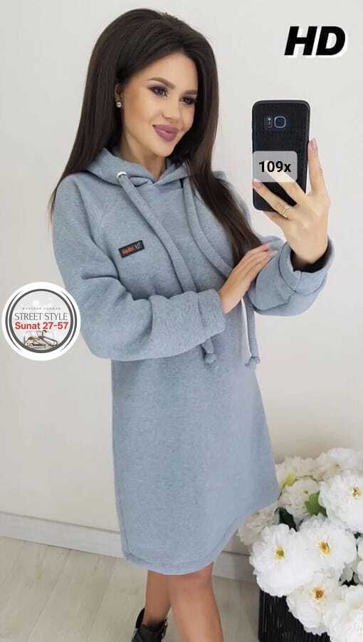 платье теплое с капюшоном,платье толстовка женское,платье с капюшоном,платье на флисе,платье туника теплая
