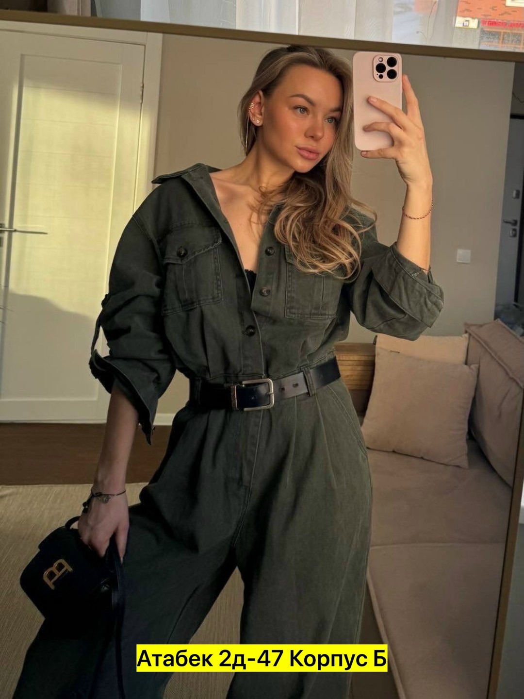 комбинезон davydoff 8014 хаки,женский комбинезон davydoff 8014 хаки,комбинезон брючный летний с коротким рукавом g&lo,брючный комбинезон,комбинезон женский