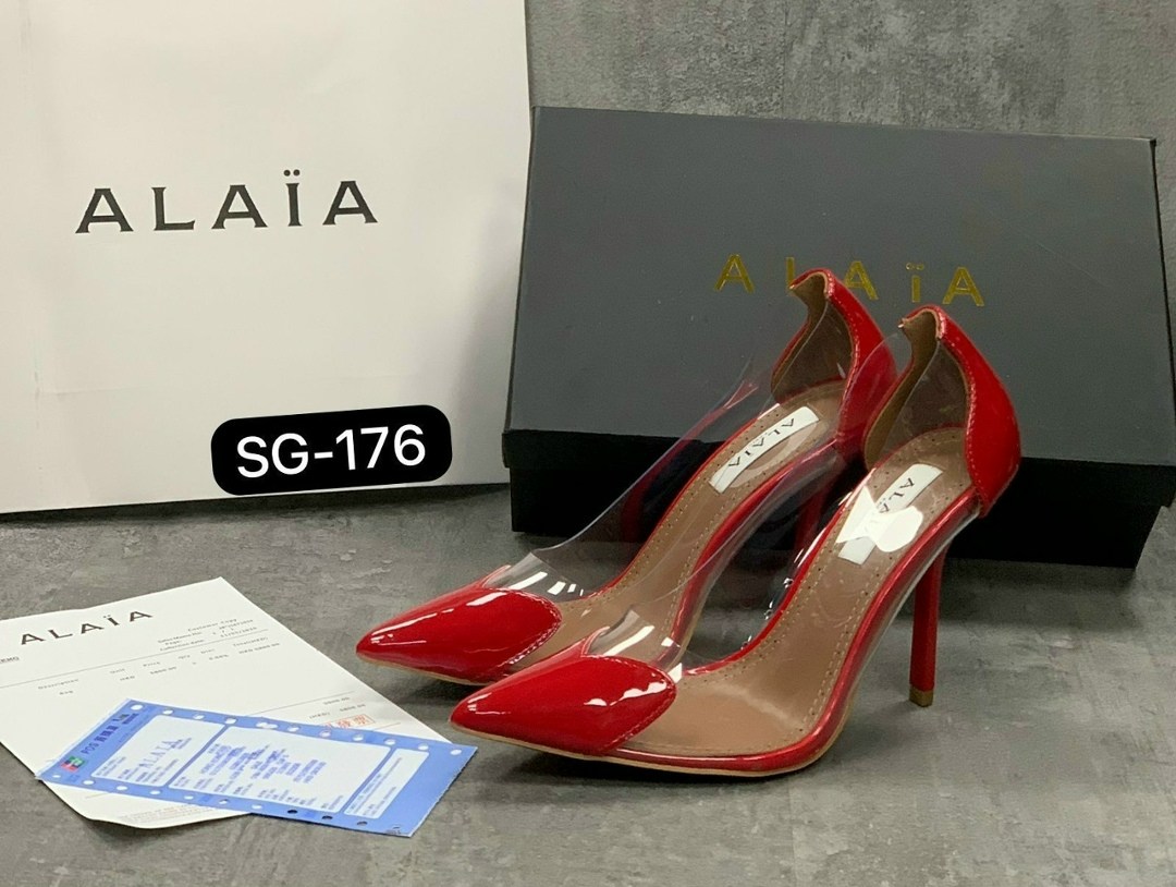 ,туфли alaia,женские туфли,босоножки alaia,прозрачные босоножки