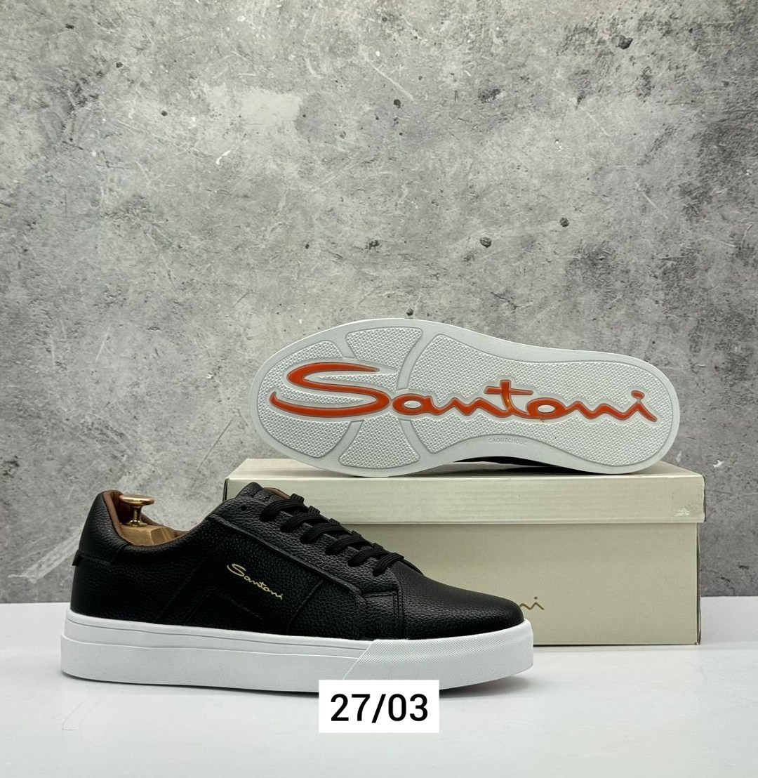 кеды мужские кожаные santoni черные premium,мужские кеды santoni,кеды мужские кожаные,мужские кеды,кеды для мужчин кожа