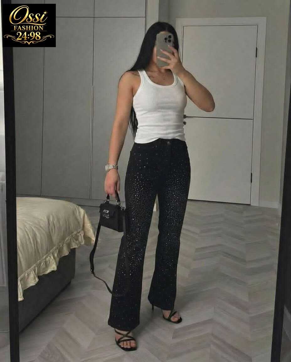 блестящие брюки,брюки расклешенные с пайетками,брюки со стразами,брюки женские,женские брюки-клеш с блестками