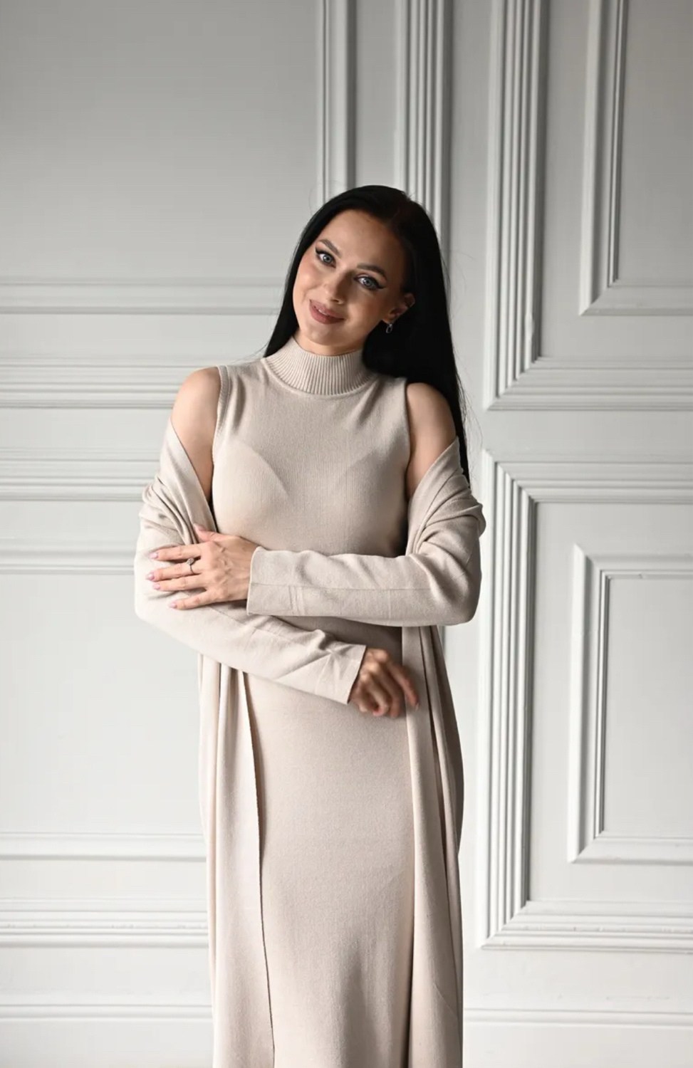 пальто модное,оверсайз платье,стиль оверсайз,платье теплое оверсайз,комплект кардиган