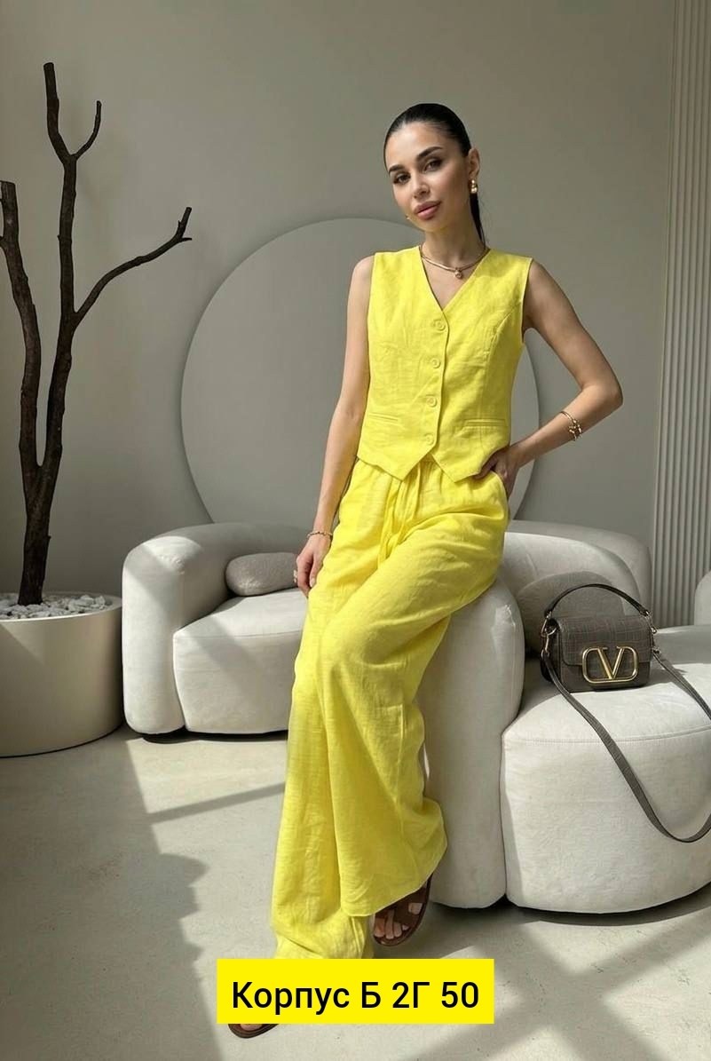 костюм женский лен,брючный костюм из льна,брючный костюм женский льняной,брючный костюм с жилетом,брючный костюм