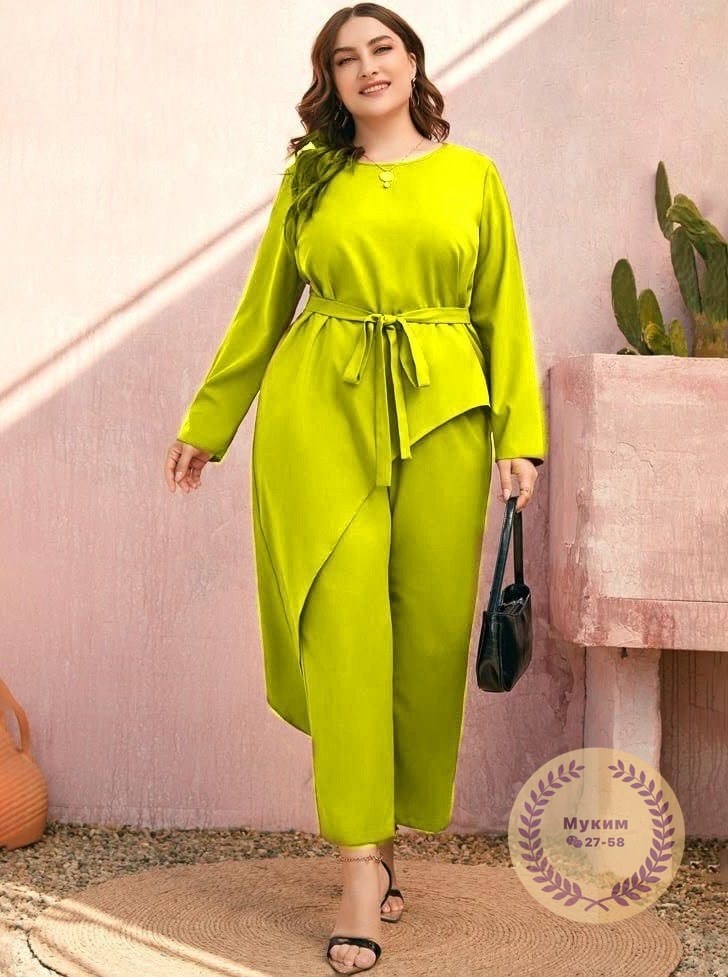 женские костюмы больших размеров,женский летний брючный костюм 56рамер,брючный комплект,костюмы комплекты,одежда для полных