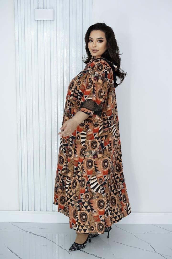 платья большие размеры,платье,платье женской,платья бохо,платье штапельное с капюшоном длинное