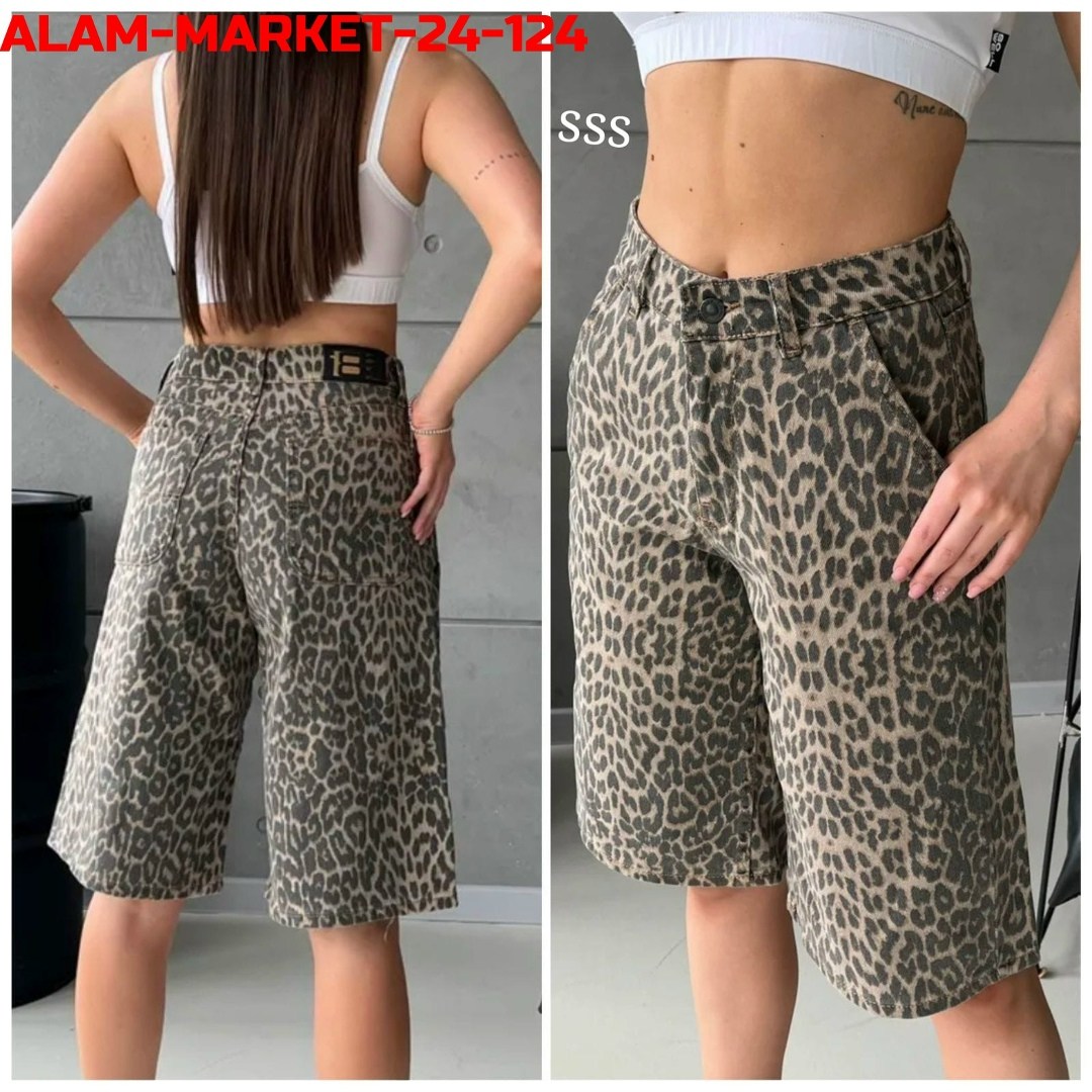 женские шорты,шорты бермуды,леопардовые шорты,шорты бермуды джинсовые леопардовые широкие y2k,женские джинсовые шорты с леопардовым принтом