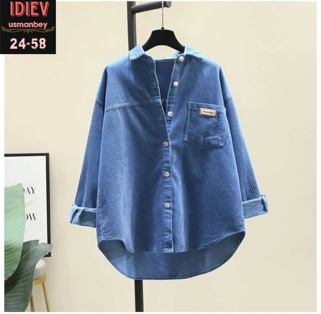 вельветовая рубашка свободного кроя,женская вельветовая рубашка с длинным рукавом,вельветовая женская рубашка,вельветовая рубашка,джинсовая рубашка женская 2026