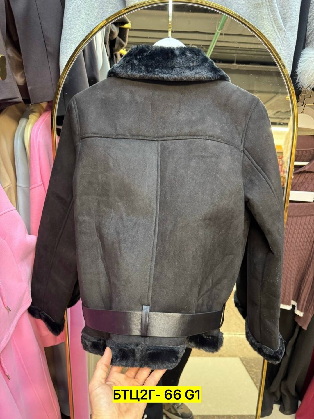 черная дубленка авиатор,дубленка женская,дублёнка авиатор,стильная дубленка женская,дубленка