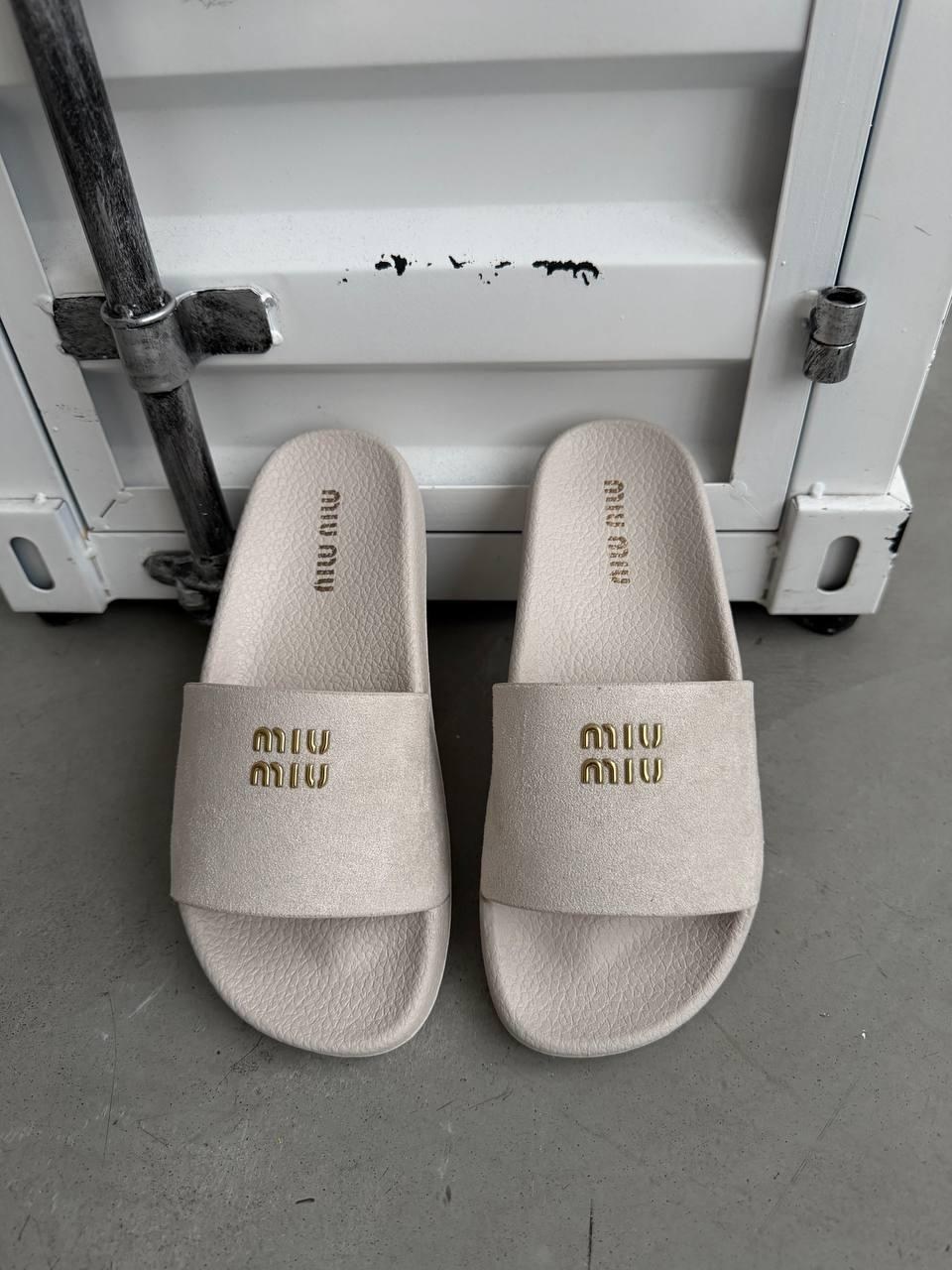 шлепанцы женские,шлепки miu miu,,шлепанцы коричневые miu miu,летние женские шлепанцы