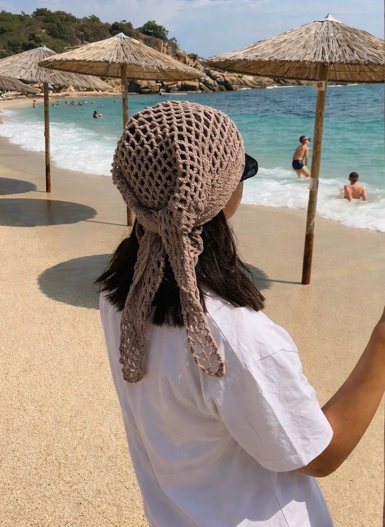 вязаная косынка,косынка женская,чепчик косынка,косынка,косынка женская на голову