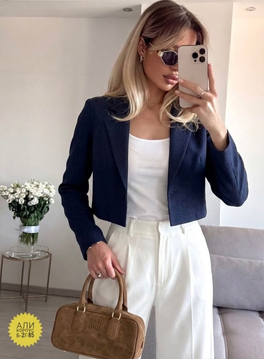 укороченный пиджак для женского,укороченный пиджак,женский короткий пиджак,пиджак женский укороченный alexander serov,пиджак ruya