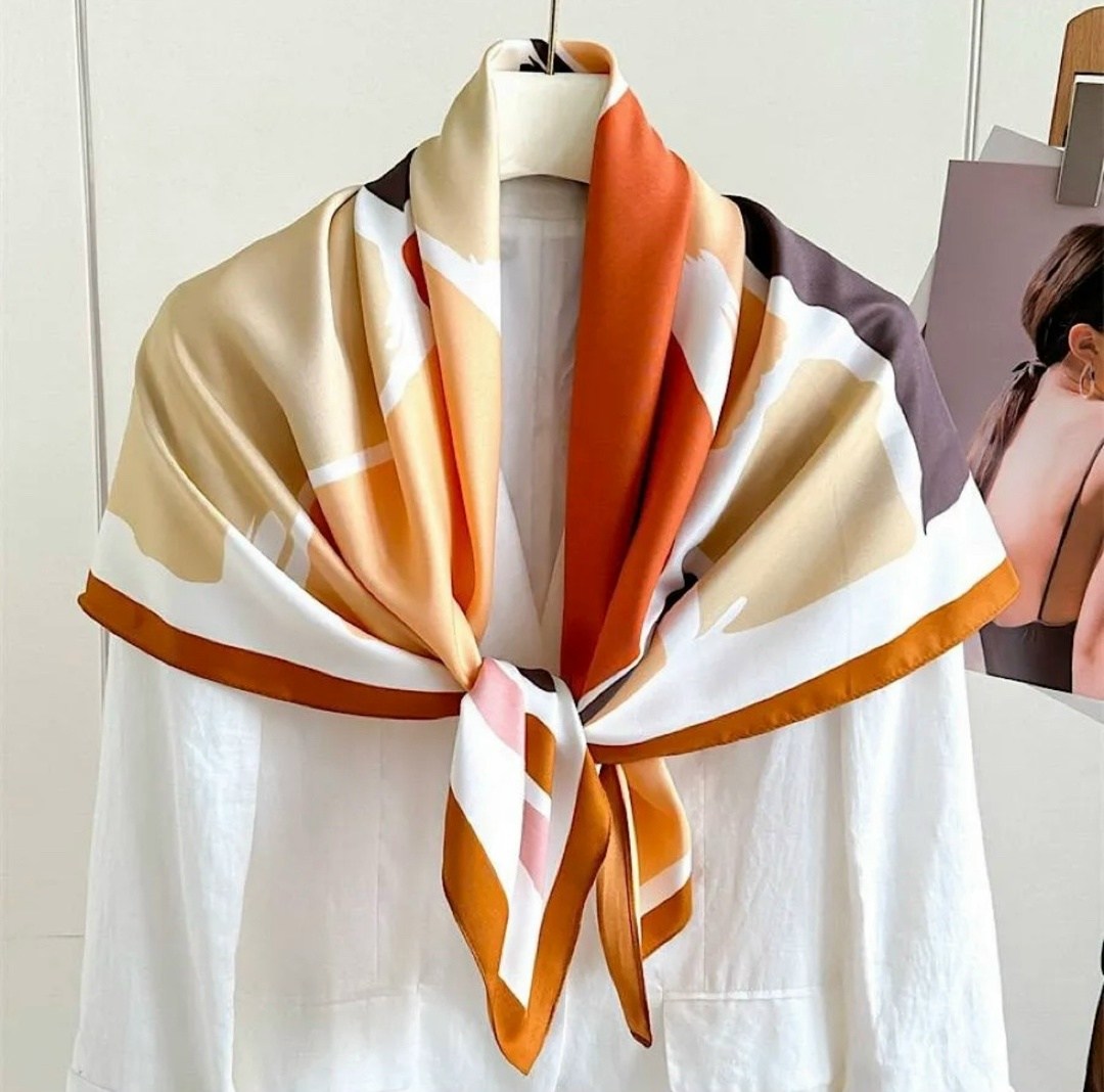 шарф шелковый,шарф женские,женский шелковый шарф,брендовый платок,шарфы для женщин