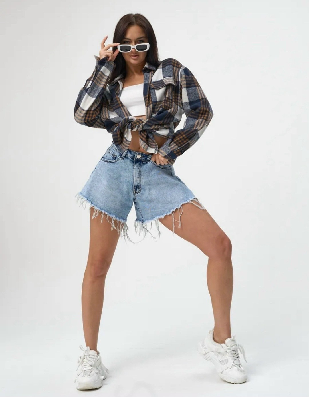 рубашка фланелевая в клетку оверсайз варенка morini,женская рубашка в клетку,рубашка хлопковая в клетку оверсайз удлинённая bia,женская рубашка,рубашка в клетку оверсайз удлиненная