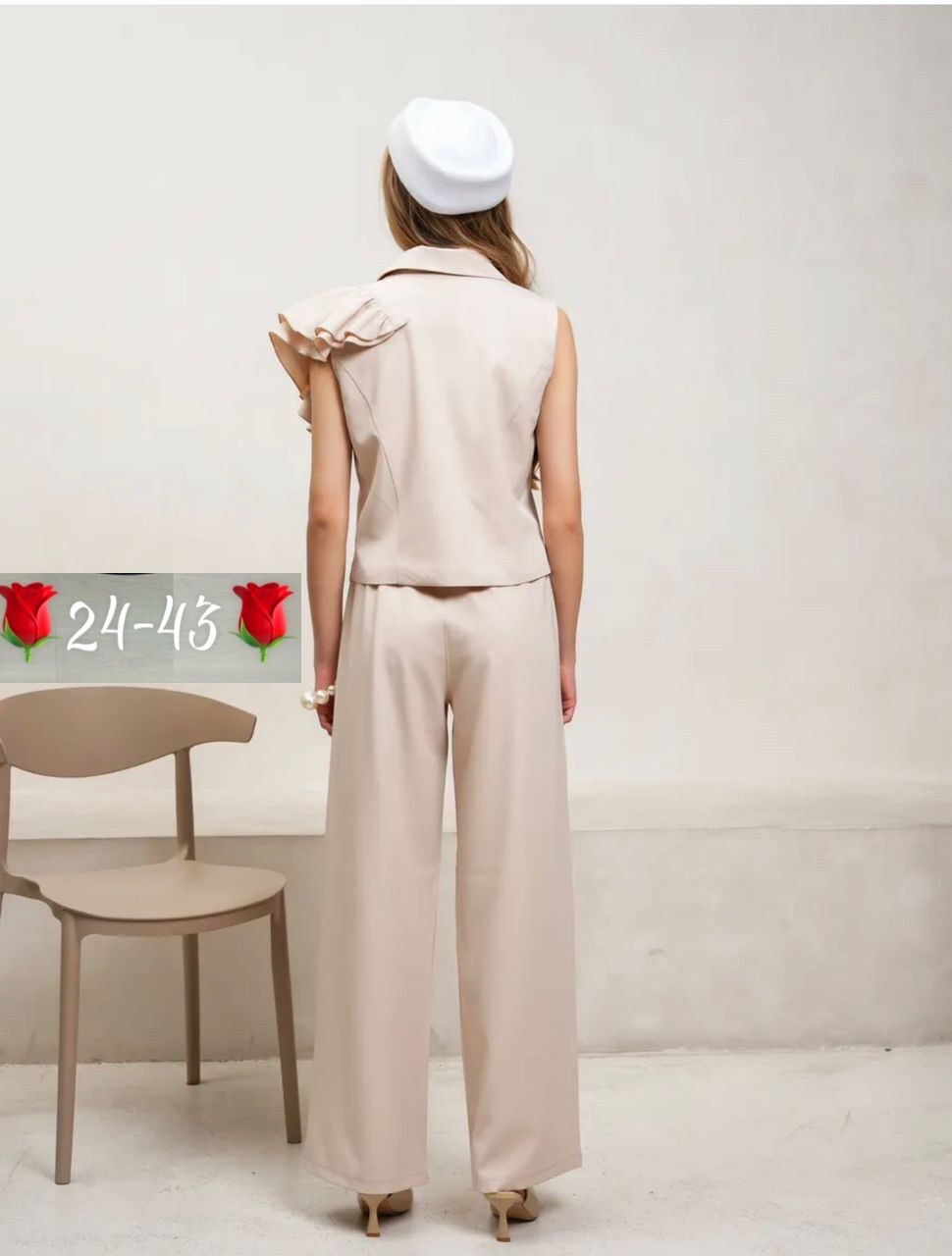 брючный костюм,костюм с брюками,бежевый брючный костюм женский,брючный костюм женский,бежевый брючный костюм