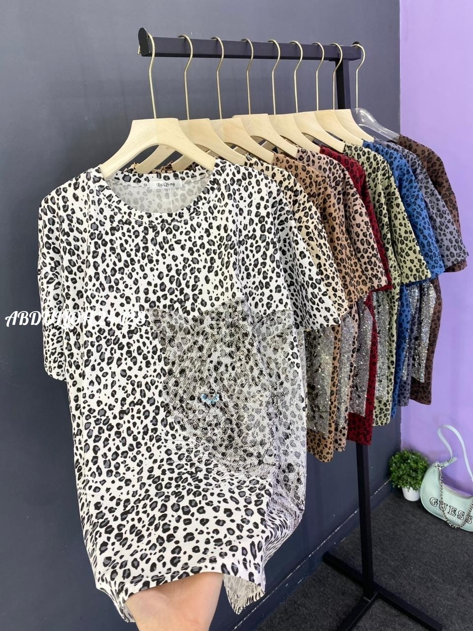 футболки женская,футболка женская 6506 "леопард",женские футболки с принтом,леопардовая футболка,футболки летние