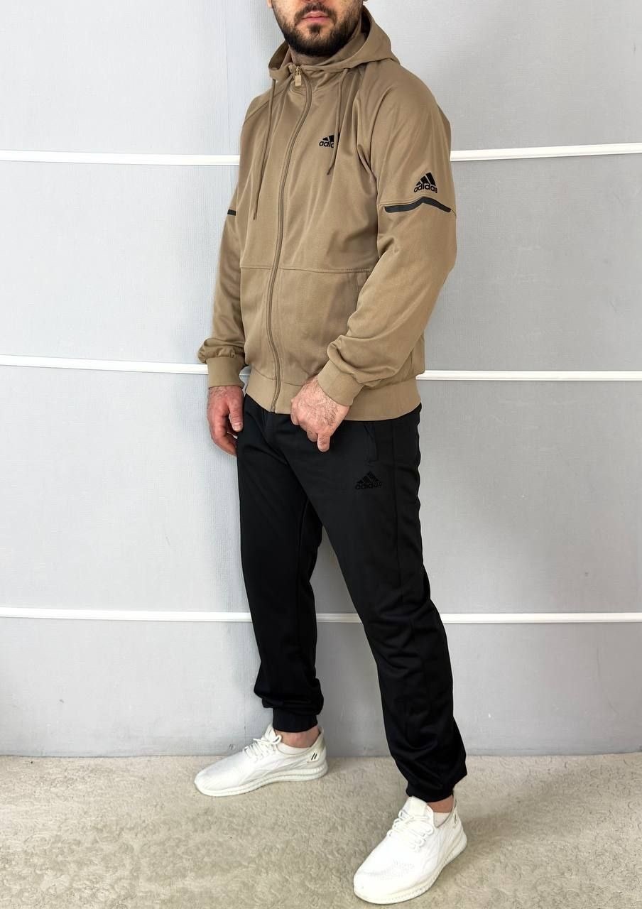 мужской спортивный костюм,спортивный костюм тонкий,костюм бежевый,спортивный костюм
