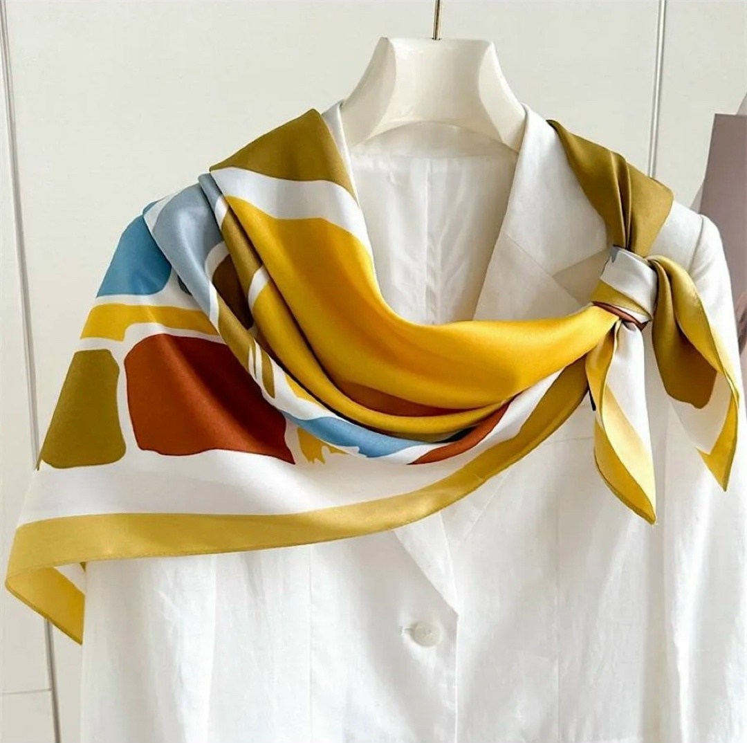 шарф шелковый,шарф женские,женский шелковый шарф,брендовый платок,шарфы для женщин