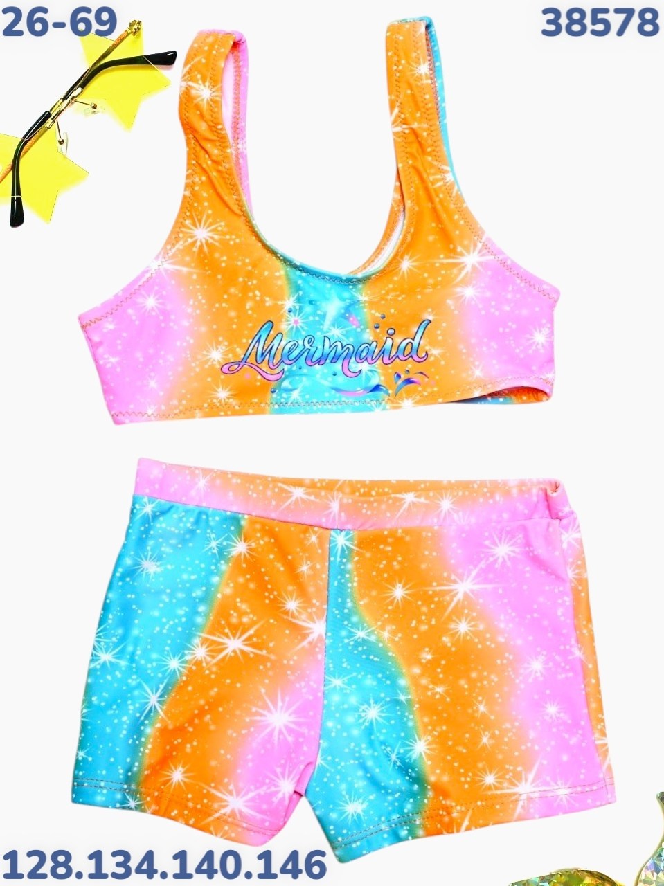 купальник для девочек,купальник детский,детские купальники,радужный купальник для девочки,купальник раздельный для девочек