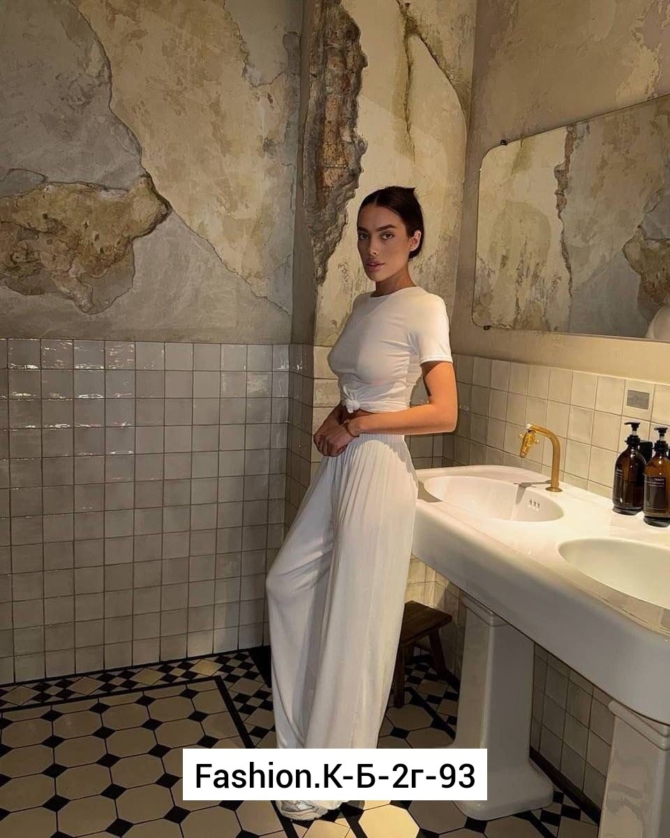 костюм с кроп топом,белые костюмы,женские костюмы,палаццо брюки летние