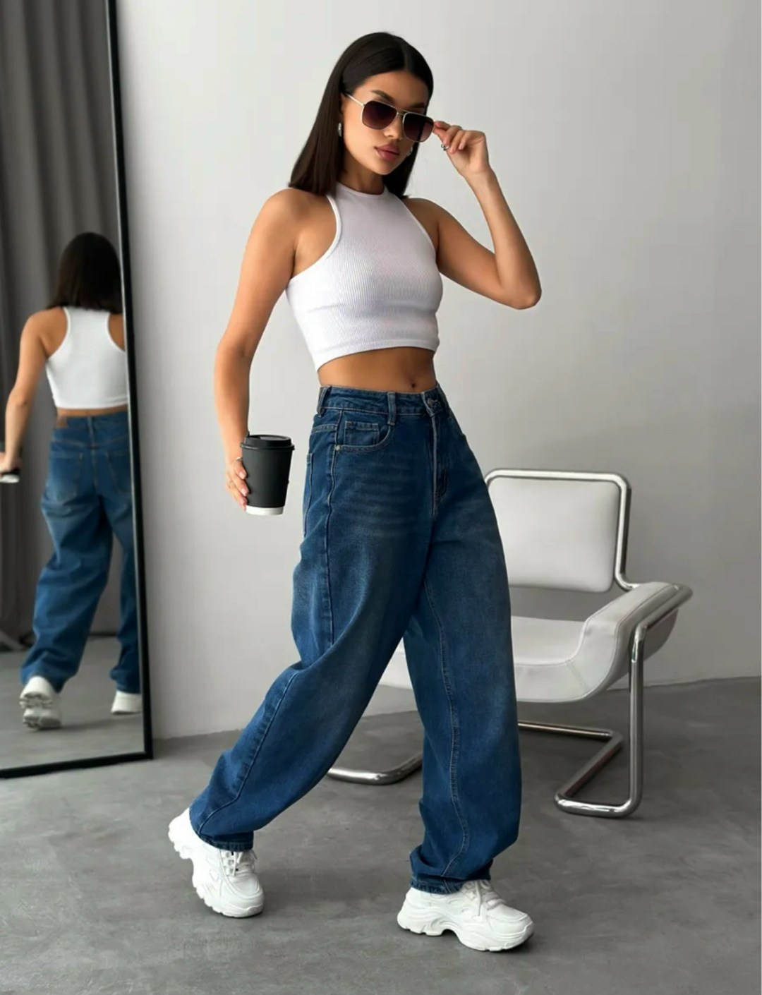 джинсы широкие женские,джинсы багги широкие torendo 314000990,джинсы широкие,джинсы женские широкие багги синие vl jeans,джинсы широкие прямые багги