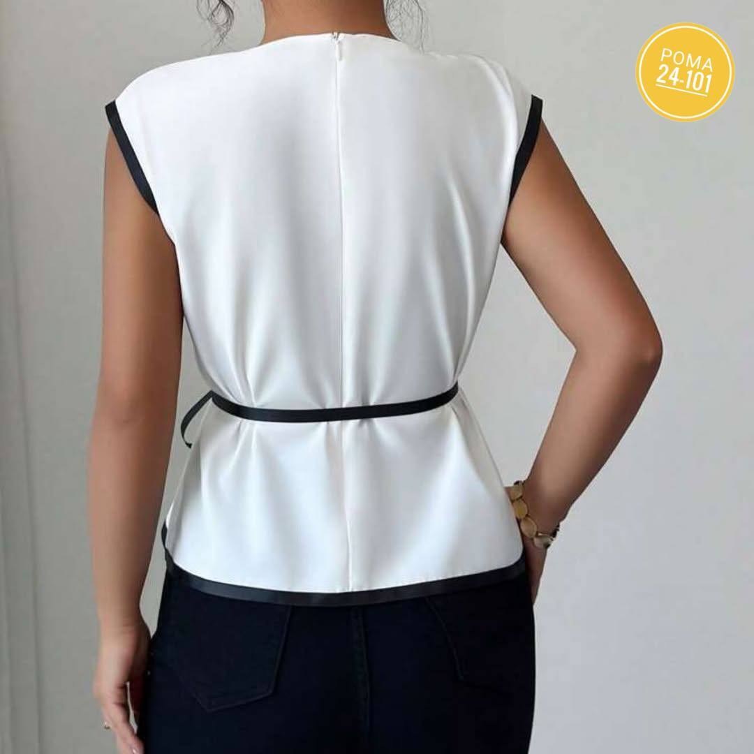 жилет приталенный женский,женская блуза,женская блузка,женские наряды,жилет с поясом