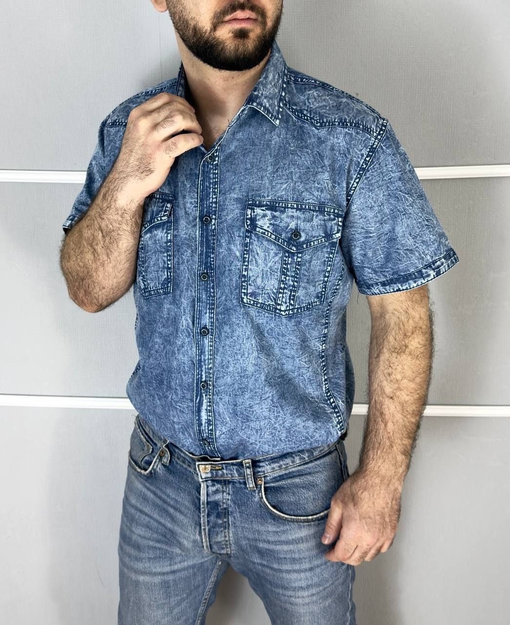 рубашка джинсовая мужская,рубашка мужская,модные мужские рубашки,рубашка мужская джинсовая большой размер,джинсовые рубашки монтана мужские
