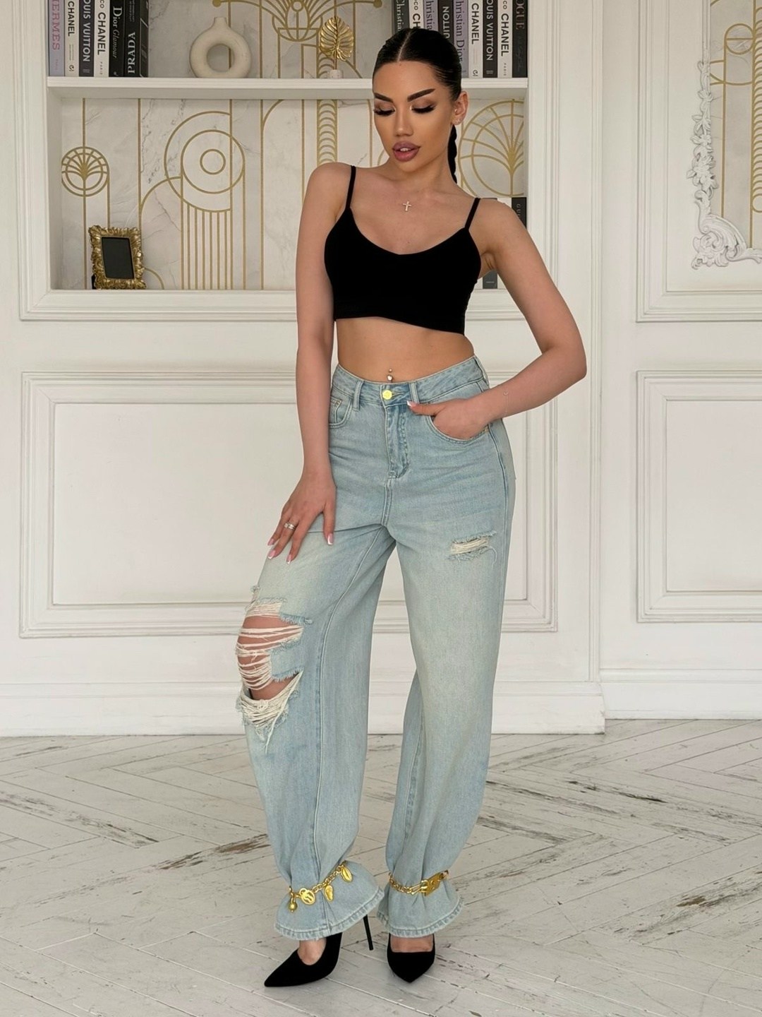 джинсы женские широкие,джинсы женские,джинсы широкие,модные джинсы,голубые джинсы