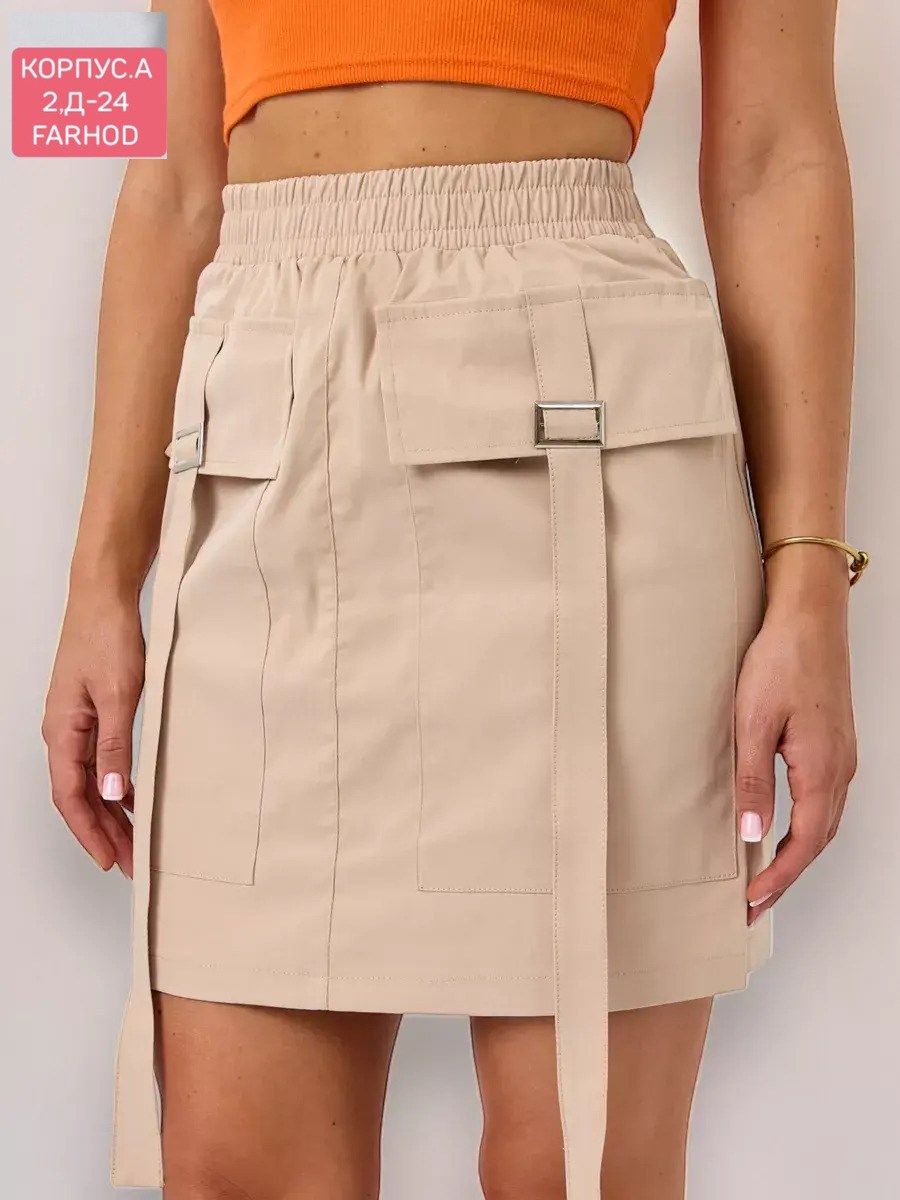 юбка карго короткая с карманами,юбка карго короткая,стильная юбка,юбка карго мини,юбка карго