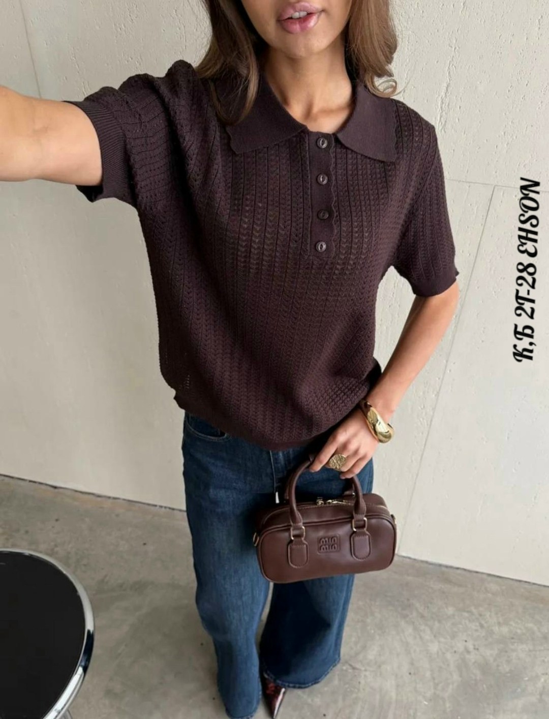 женская кофта,джемпер поло,женские джемпера,вязаная футболка,кофточка