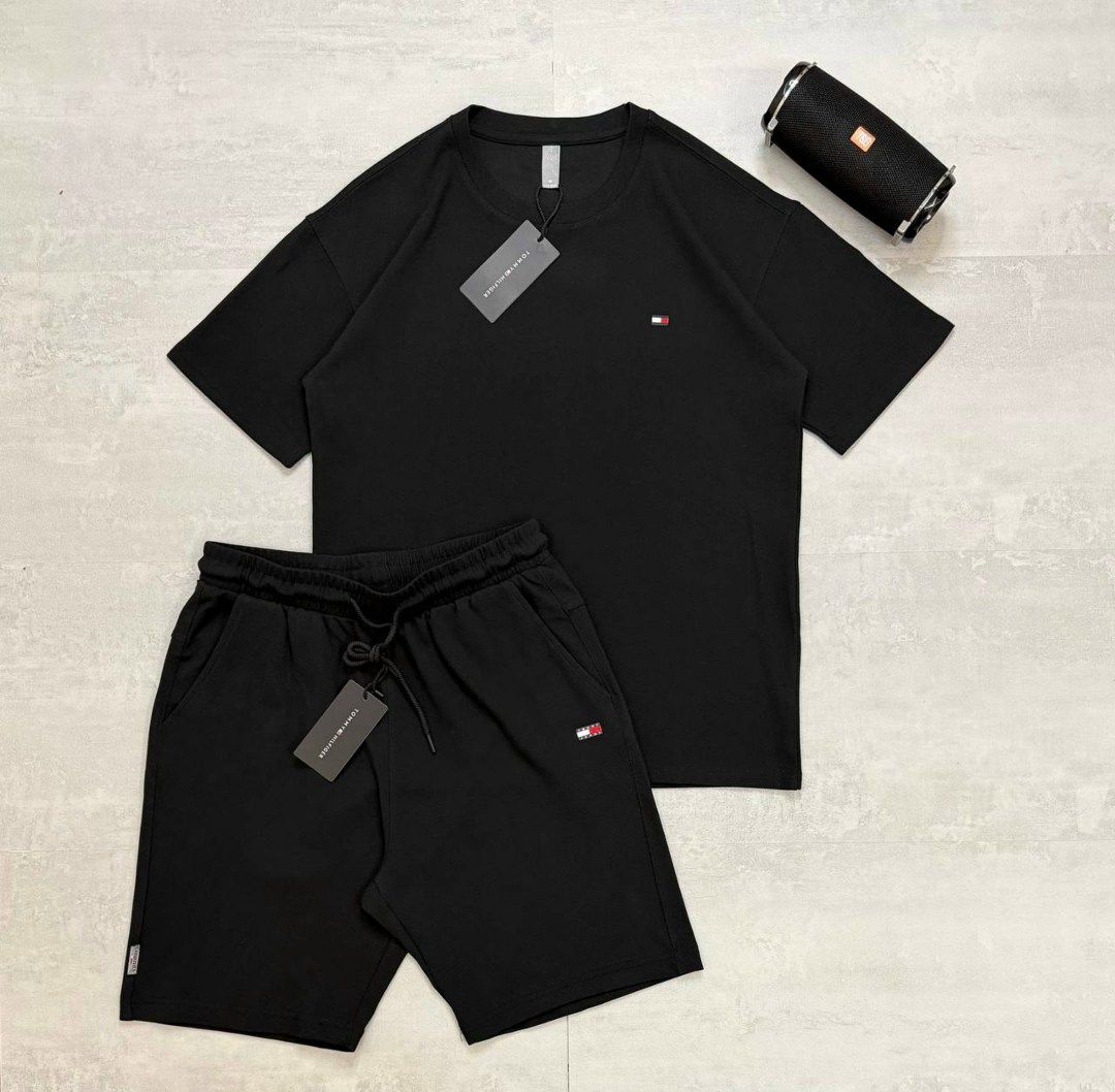 спортивный костюм томми хилфигер мужские,костюм спортивный мужской,летние костюмы,костюм шортами,мужские комплекты