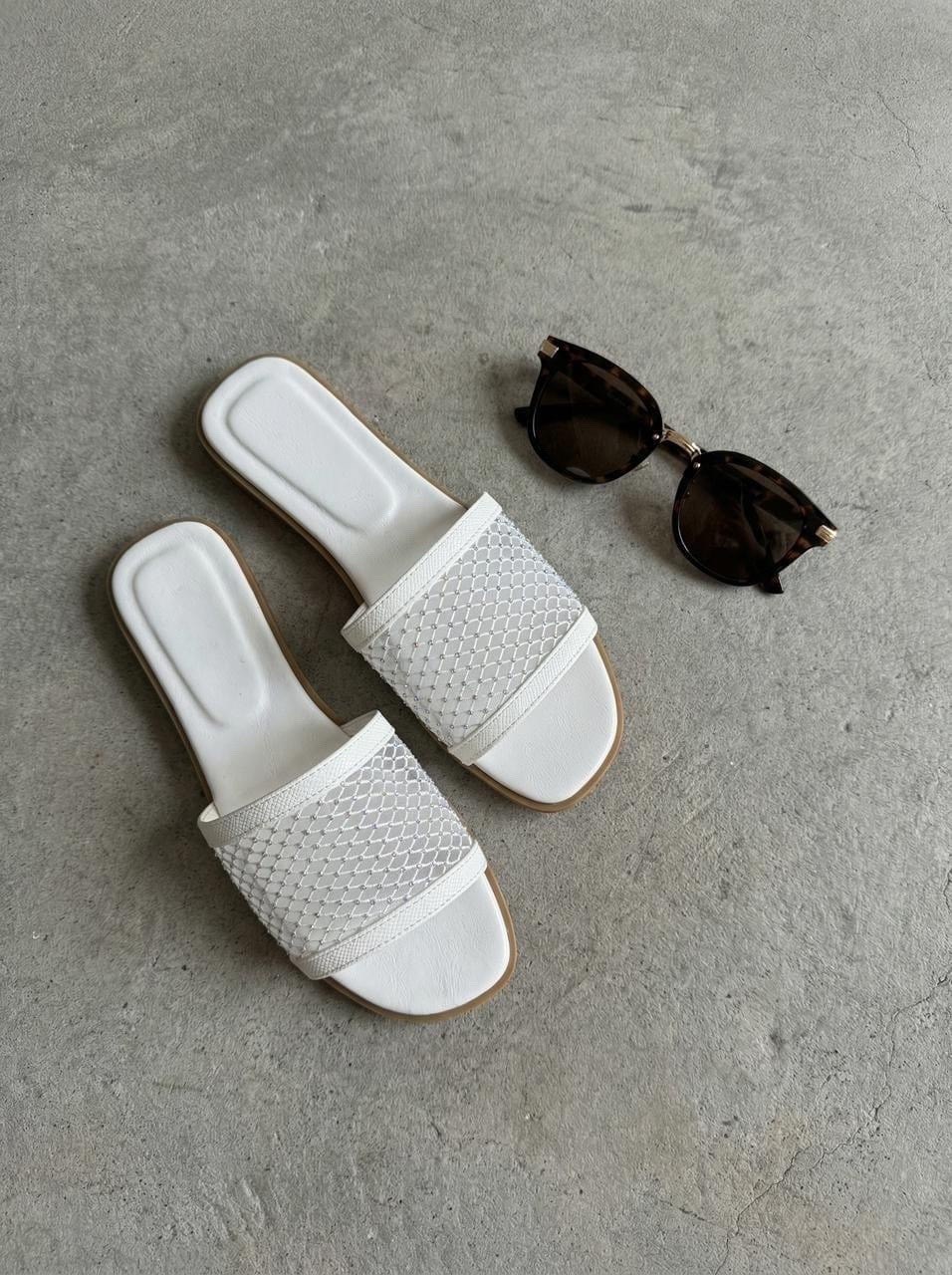 ,женские шлепанцы,женские тапки,шлепки боттега венета белые,шлепки женские