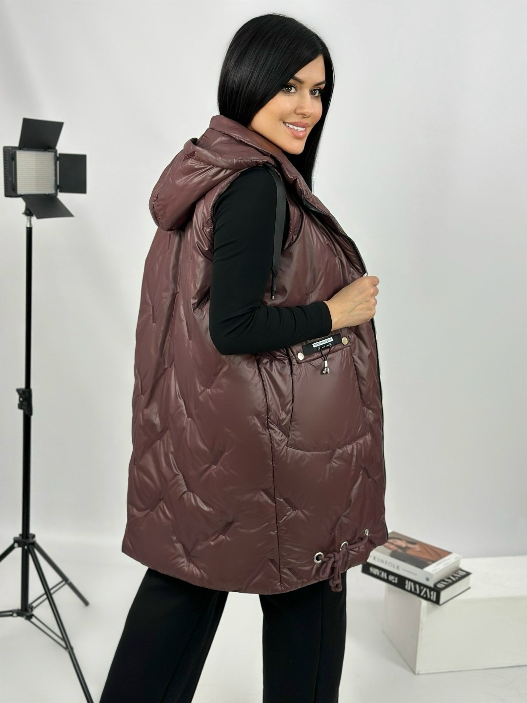 жилет утепленный женский,жилет женский,теплый жилет,жилет весенний,жилетка женская