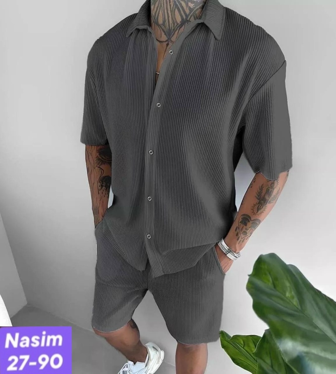 мужской летний костюм,костюм с шортами мужской,мужская мода,костюм рубашка и шорты,костюм летний с рубашкой и шортами