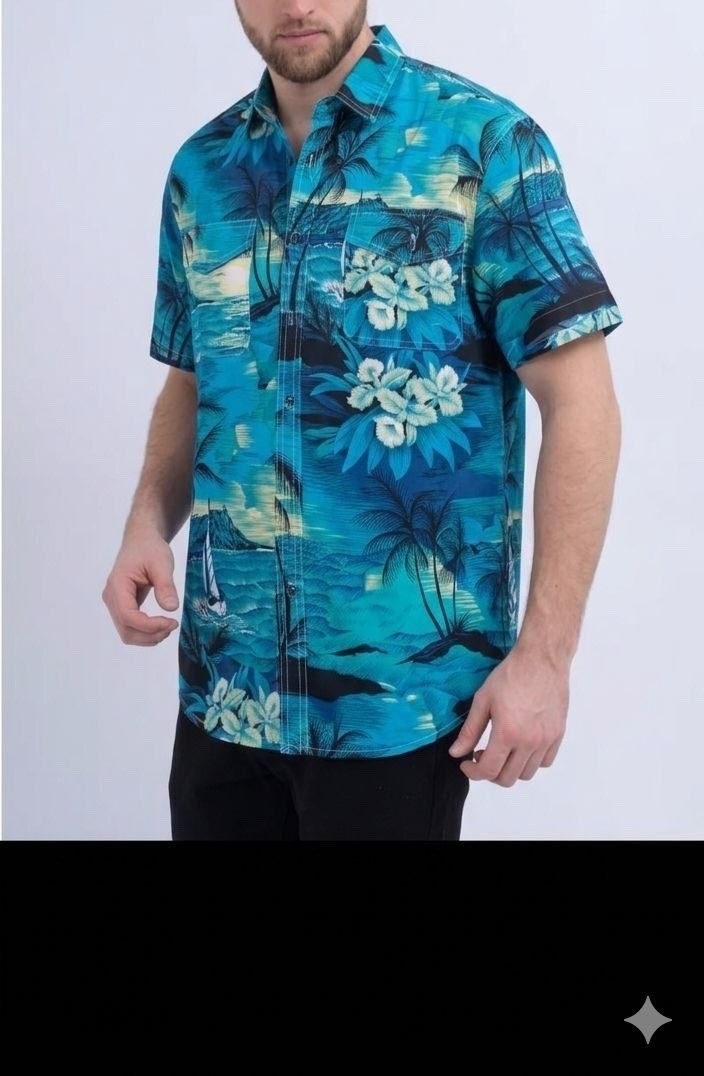 гавайская рубашка мужская,гавайская рубашка,гавайская рубашка с коротким рукавом пляжная летняя alberto ricci,рубашки гавайки мужские,hawaiian shirt