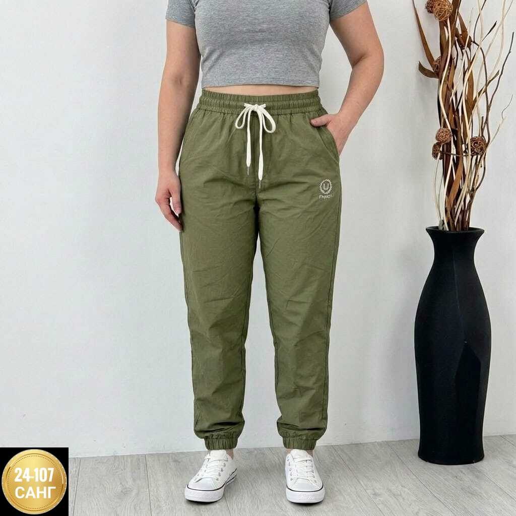 женские брюки джоггеры карго,джоггеры женские,джоггеры женские с карманами,брюки спортивные женские,штаны женские спортивные оливкового цвета