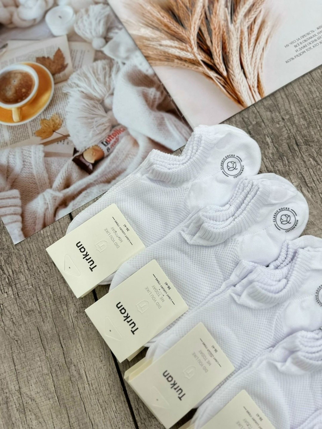 носки белые короткие набор 10 пар turkan,носки женские,носки белые женские,носки белые короткие набор 10 пар,носки женские 10 пар
