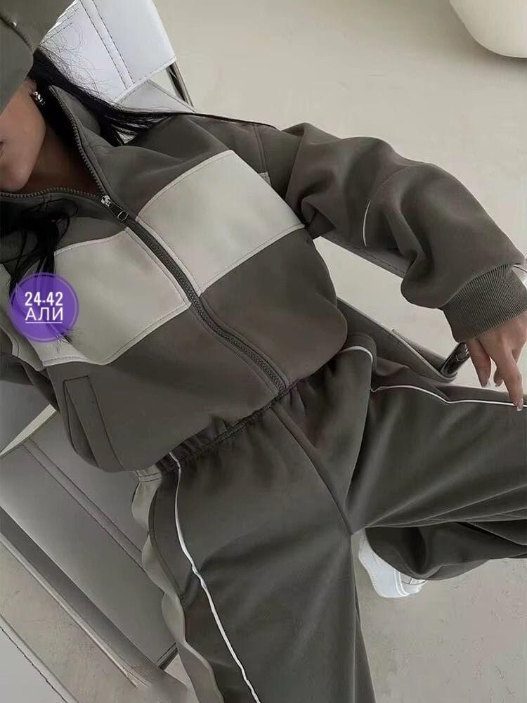 спортивные костюмы женские,костюм на флисе женский,серые спортивные костюмы женские,спортивный костюм женский брючный,спортивный повседневный костюм женский